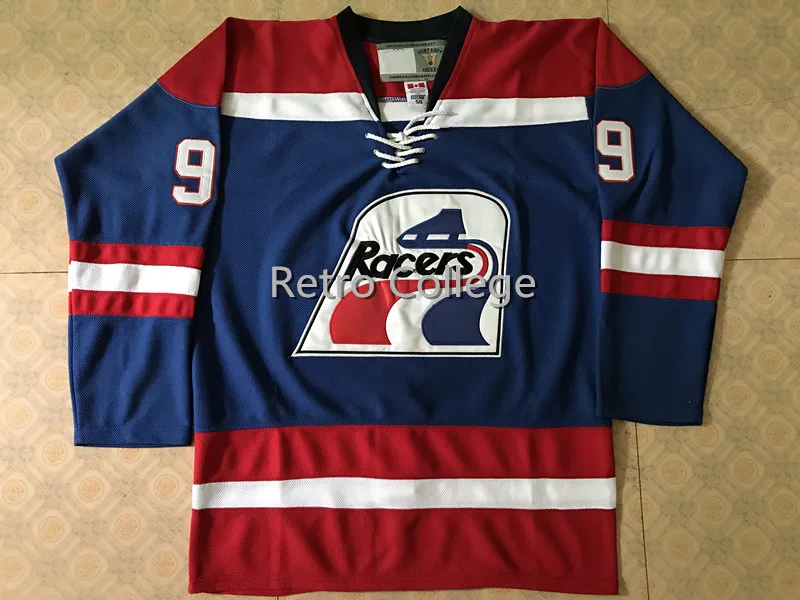 

99 Wayne Gretzky Indianapolis Racers Retro throwback Hockey Jersey Embroidery Stitched Customize any number and name