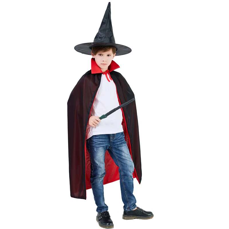 Шляпа ведьмы на Хэллоуин костюм реквизит более широкий надежный взрослый женский черная шляпа ведьмы для Хэллоуина аксессуар для костюма для вечеринок дропшиппинг