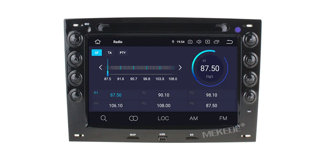 Discount HD 4+64G PX5 Android 9.0 Car Multimedia Player 2 din car radio for renault megane 2003-2010 with navigation car stereo head unit 6