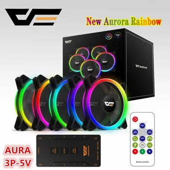 

Aigo darkFlash DR12-Pro Case Fan Aura Sync Cooler Fan RGB Adjust LED 120mm Quiet Remote Computer Cooler Cooling CPU Case Fan