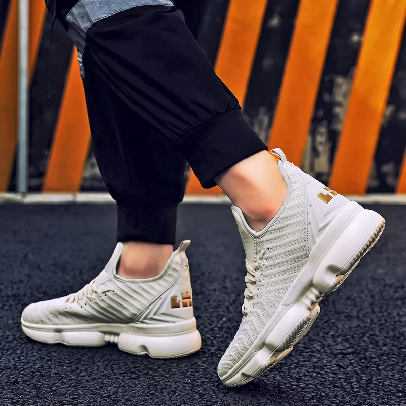 James Professional Basketball Shoes High-top Air Cushion Sneakers Large Size 46 Comfortable Men's Sport Shoes 47 Lebron 16