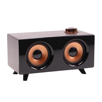 

Desktop Wooden Wireless Bluetooth Portable Speaker HIFI Wireless Computer Bluetooth Speaker
