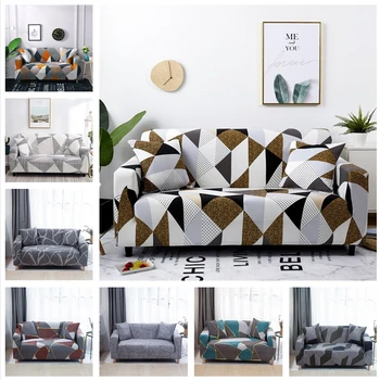 

Solid Color Modern Elastic Sofa Cover for Living Room Sectional Corner Sofa Slipcover Chair Protector Couch Cover 1/2/3/4 Seater
