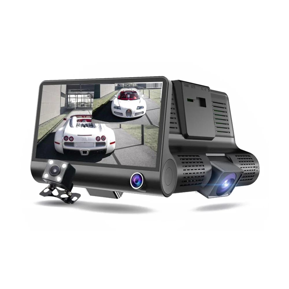 

Full HD 1080P Dual Lens Car DVR Camera 4.0 inch LCD with Rearview Camera Video Recorder Auto Registrator Dvrs Dash Camera