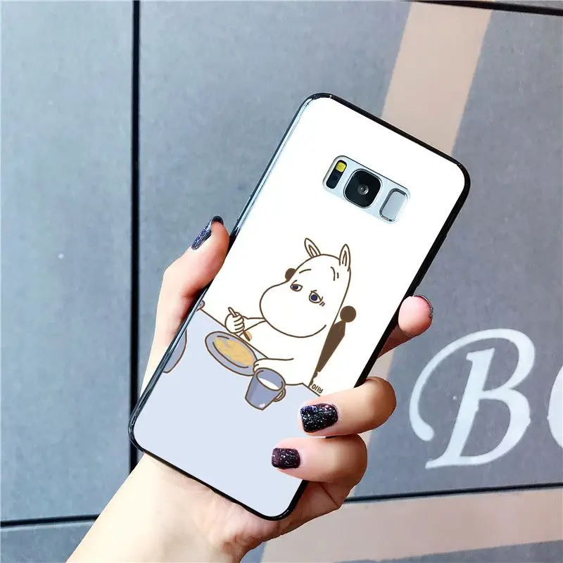 A15 Babaite с милым рисунком Муми-Тролль Бегемот чехол для телефона для samsung Galaxy S10E S7 край S9 S8 S10plus S6 S10Lite S5 M10 20 - Цвет: A15