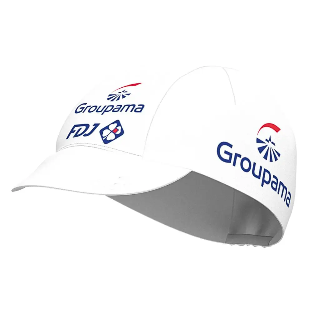 GROUPAMA FDJ PRO команда полиэстер велосипедные шапочки велосипедные головные уборы один размер - Цвет: Синий