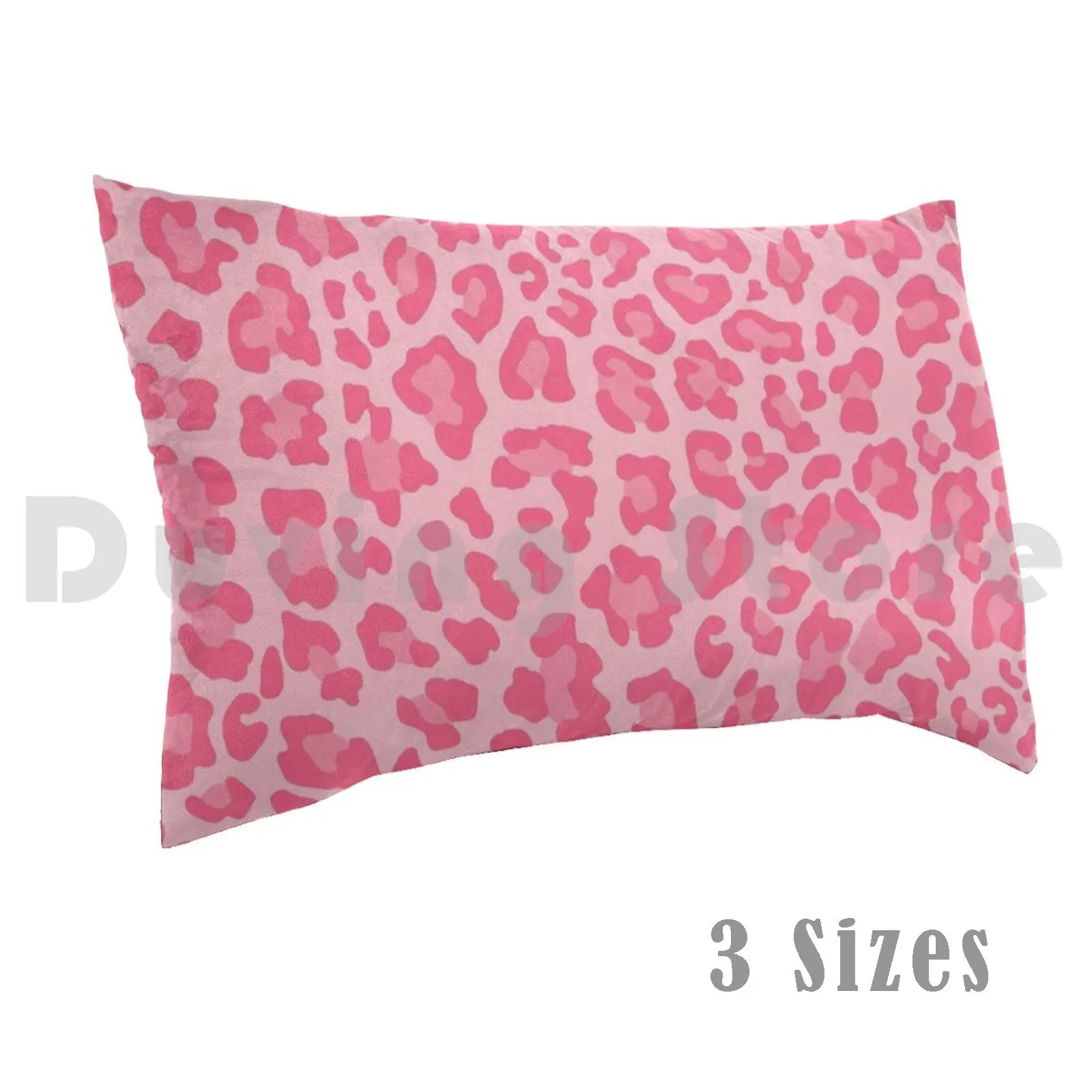 Pink Leopard Animal Print Pillow Case 20x30 Inch Animal Pink Leopard