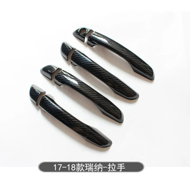 Защитное покрытие для дверной ручки из углеродного волокна Накладка Hyundai Solaris Grand