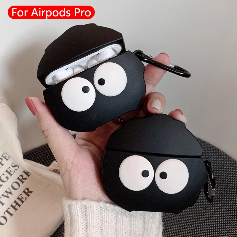 Милые Мультяшные беспроводные bluetooth-наушники для airpods pro Чехол защитный чехол Apple Airpods Pro гарнитура силиконовый мягкий чехол s