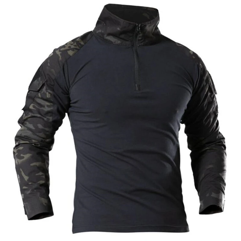 Tactical T Shirt Long Sleeve Soldiers Militarmy Combat T-Shirt Camouflage Shirts Paintball Militar Hunting Tactico Uniforme Tops tactical shirt