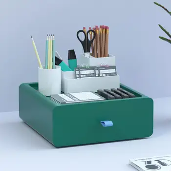

Plastic Drawer Type Desktop Storage Box Student Stationery Holder Cosmetic Case