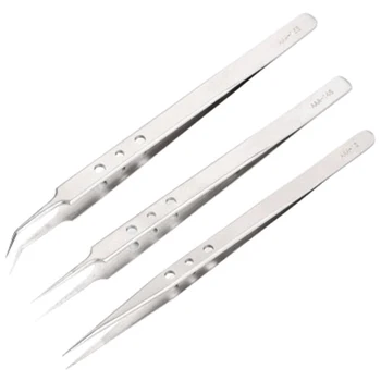 

Stainless Steel High Elastic Tweezers Super Super Mobile Phone Repair Motherboard Long Flying Line