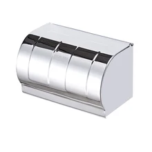 1 шт. 304 держатель для туалетной бумаги из нержавеющей стали водонепроницаемый настенный лоток для туалетной бумаги Товары для ванной комнаты