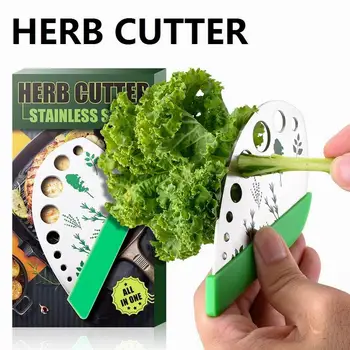 

Household Multi-function Kitchen Tools Herb Stripper Stainless Steel Stripping/Cutting/Chopping Tool for Kale Thyme