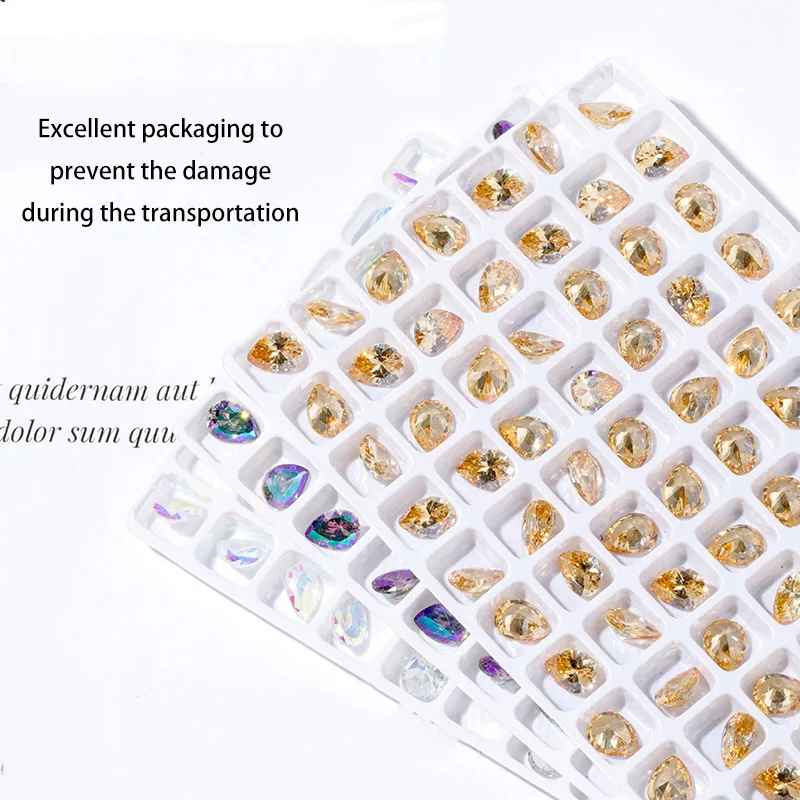 20 Pcs Multi Size AAAAA Zircon Natural Gemstone High Quality Jewelry Zirconia for Earring Necklace Making Accessories for Women