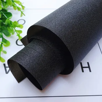 

HOHOFILM Static Matte Black Window Film Glass Sticker House Office window Decor Without glue Removable