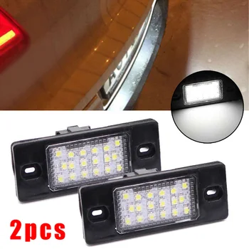 

1 Pair Car 18LED License Plate Light Error-free For Touareg Tiguan BORA GOLF PORSCHE CAYENNE 955/957 Auto Parts