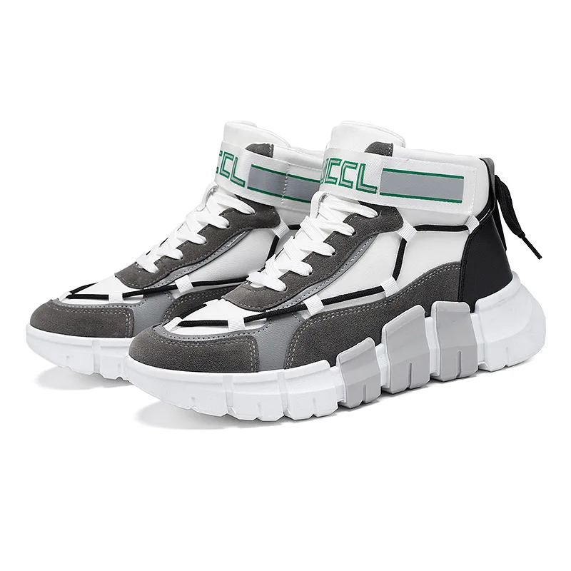 

Autumn men's shoes G shoes of the base Martin boots Daddy shoes High top round toe board shoes running shoes men