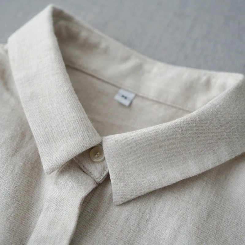 Spring Autumn New Arrivals Women Casual Brief All-match Loose Plus Size Comfortable Soft Cotton Shirts/Blouses 4 Colors