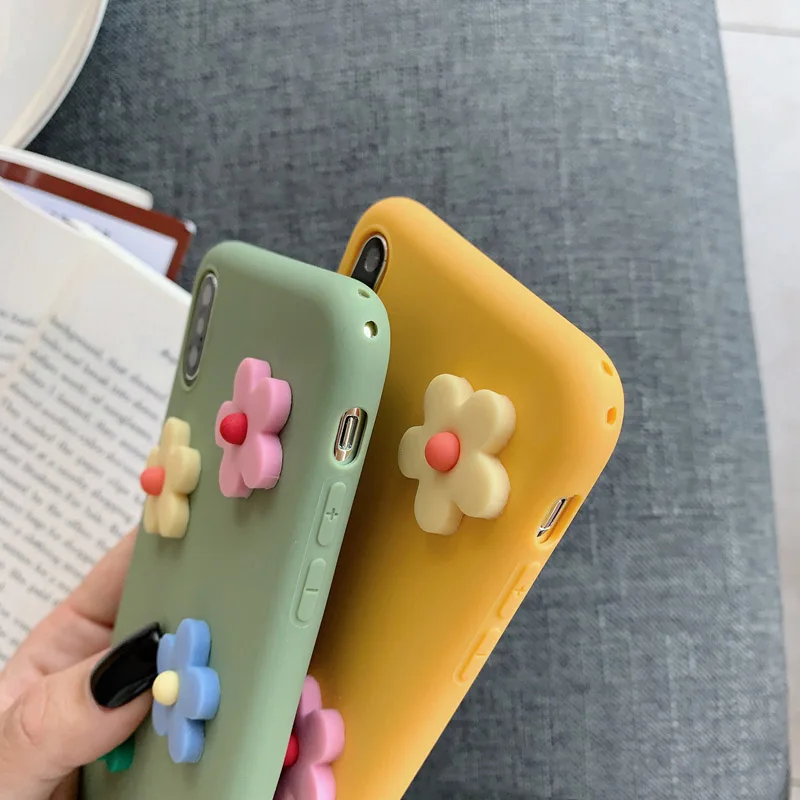 Чехол для телефона Samsung Galaxy A10 A20 A30 A40 A50 A70 A80 A90 A10S A20S A40S A50S M10 M20 M30 M30S 3D с цветочным