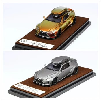 

JEC 1:64 Liberty Walk LB Performance Lexus LB LC500 Resin Chome Matte Metallica Grey Resin Model Car
