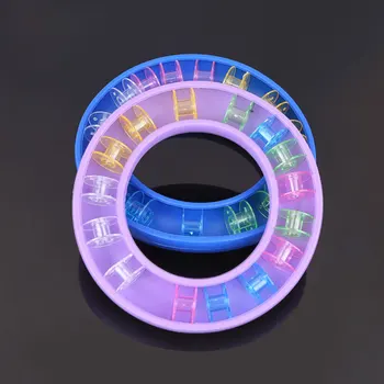 

Bobbin Holder DIY Sewing Machine Bobbin Saver Storage Box Rubber Ring Sewing Needles Tools Handicraft