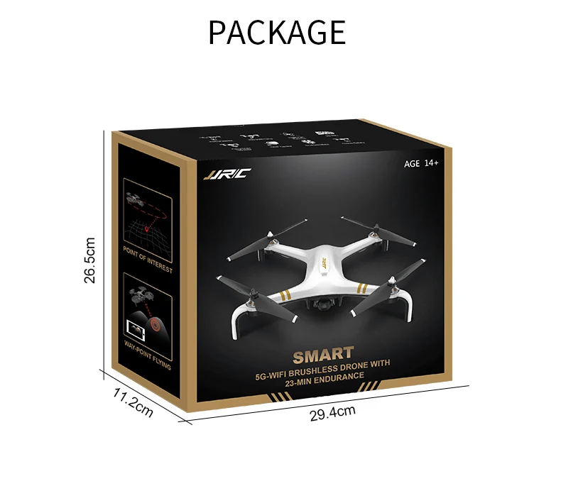 JJRC X7 gps бесщеточный летательный аппарат высокая четкая передача изображения высокий полёт четырехосный Дрон VS E58 SG106