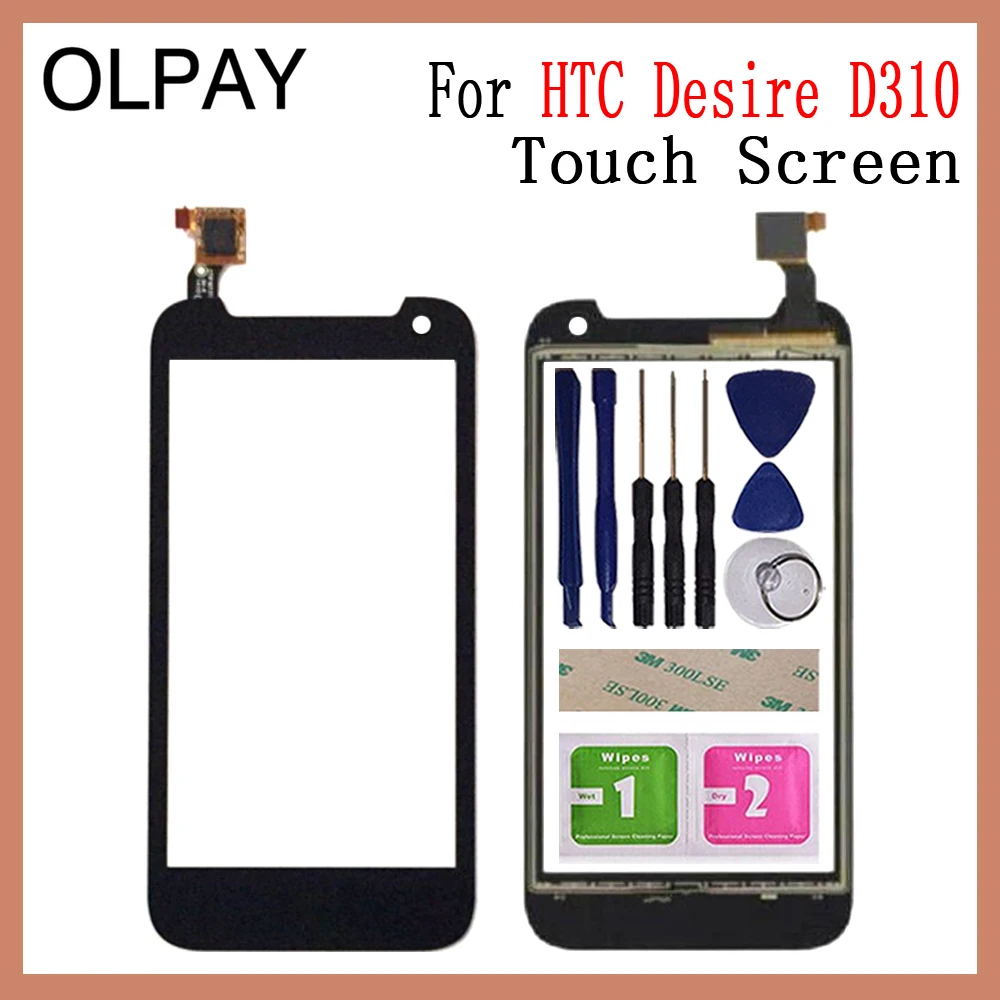 Оригинальное стекло для сенсорного экрана 4 5 дюйма HTC Desire 310 D310 панель с цифровым