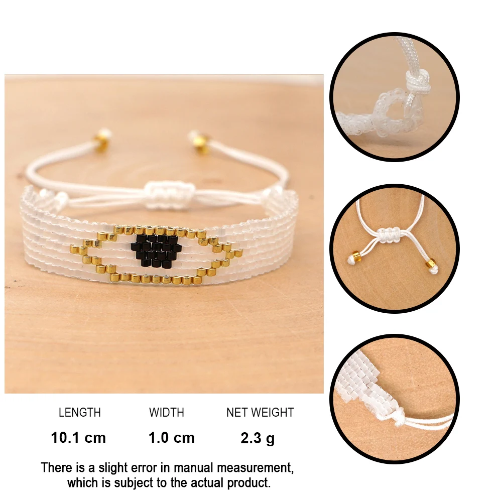 Go2boho браслеты для мужчин MIYUKI Lucky сглаза браслет для женщин турецкий глаз Браслеты Mujer Moda ручной работы ювелирные изделия ручной работы