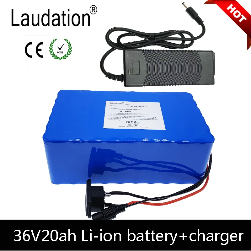 Laudation 36V20ah E велосипедный аккумулятор 36V 20ah 10S 6P литиевая батарея электрического велосипеда для 750W мотор с 25A BMS и зарядным устройством