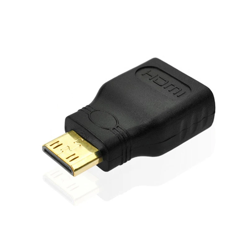 Micro-HDMI к HDMI адаптер позолоченный 1080P Micro HDMI штекер к стандартному HDMI Женский удлинитель - Цвет: Mini HDMI to HDMI