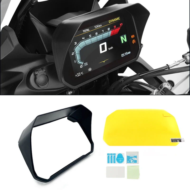 Спидометр солнцезащитный козырек с защитной пленкой для BMW R1200GS F750GS 1250GS Adventure S1000 XR