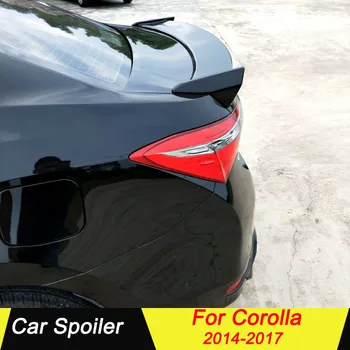 

For Toyota Corolla 2014 2015 2016 2017 Spoiler ABS Plastic Primer Color Tail Wing Decoration Rear Trunk Lip Spoiler For Corolla