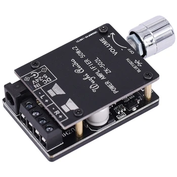 

Bluetooth 5.0 Wireless o Digital Power Amplifier Stereo Board 50Wx2 Bluetooth Amp Amplificador ZK-502L