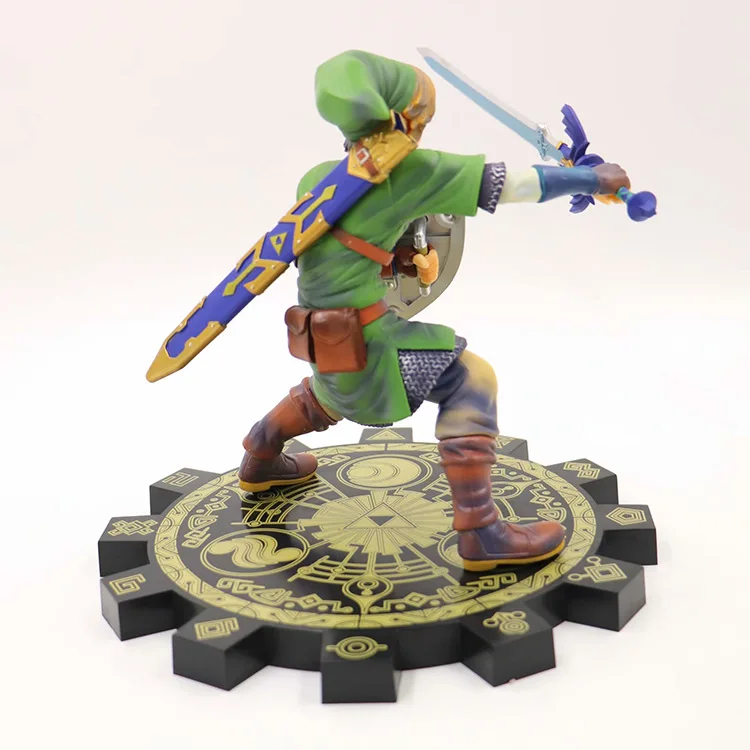 

Zelda Legend Sky Sword Stance Link Boxed Garage Kit Model Link Brave Four Sword Toy