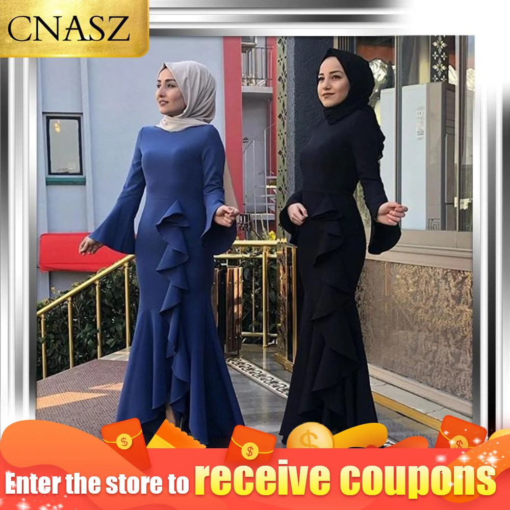 Халат Caftan Дубай ислам мусульманское Макси-Платье Abayas марокканский Катар Оман
