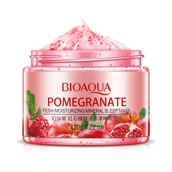 

100 pcs BIOAQUA Red pomegranate fresh aqua sleeping mask moisturizing moisturizing gentle nourishing moisturizing leave-in mask