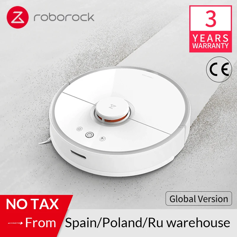 ЕС Xiao mi Roborock S50 S55 mi робот-пылесос 2 Smart планируемая автоматическая очистка приложение контроль влажной уборки