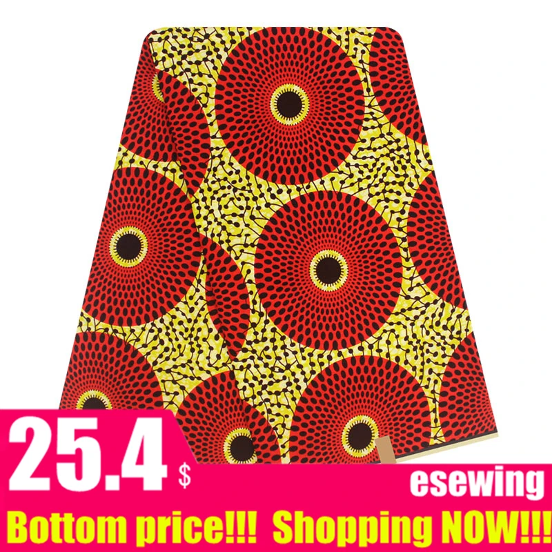 Торговля Африканский настоящий воск лучшее качество Голландский Настоящий Воск, нигерийская мода африканская вощеная ткань принтом 6 ярдов/партия