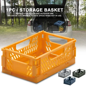 

Sundries Kitchen Multipurpose Stackable Magazine Documents Space Saving Portable Foldable Storage Basket Bedroom Home Organizer