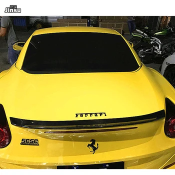

Dry carbon fiber rear trunk spoiler lip For Ferrari California 2012 2015 year California T Car styling rear spoiler wing