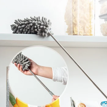 

Retractable Free Bending Dust Removal Absorbs Dust Desk Computer Cleaning Brush Home Tools Household Dusting Brush Cars Cleaning