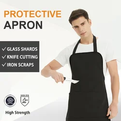 Protective Apron Anti Cut Stab Resistant Steel Worker Glass Processing and Slaughterhouse Security Work