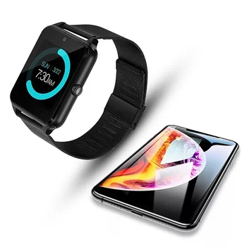 

Z60 Smart Watch GT08 Plus Metal Clock With Sim Card Slot Push Message Bluetooth Connectivity Android IOS Phone Smartwatch PK Q18