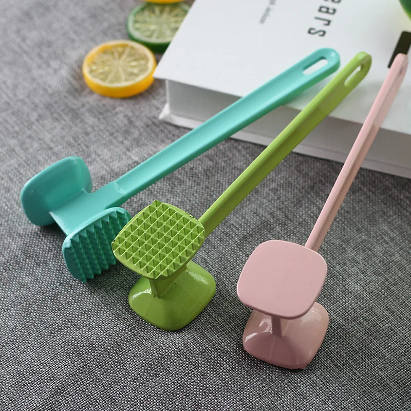colorful useful Meat Hammer Pounders High Quality Mini Aluminum Alloy Loose Tenderizers knock-sided for Steak Pork Kitchen Tool