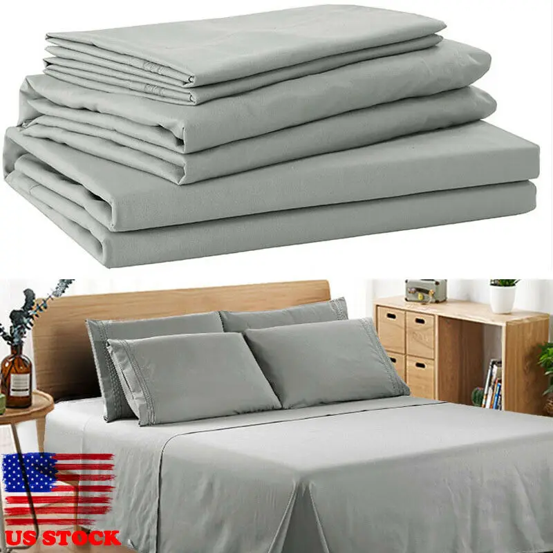 

Egyptian Comfort 1800 Count 4 Piece Bed Sheet Set Deep Pocket Bed Sheets