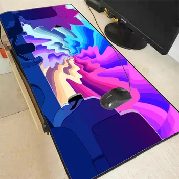 

ZSUXTC 700x300 /400X900MM Gaming Large Locking Edge Rubber Mouse Pad L Xl Desk Mat Anime Rick Mousepad for Pc Laptop