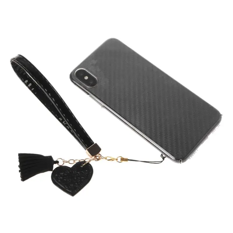 Любовь с кисточкой-сердцем на запястье ремешок Ремешок для Телефона iPhone 7 8X6 samsung Xiaomi камера USB флеш-накопители брелки