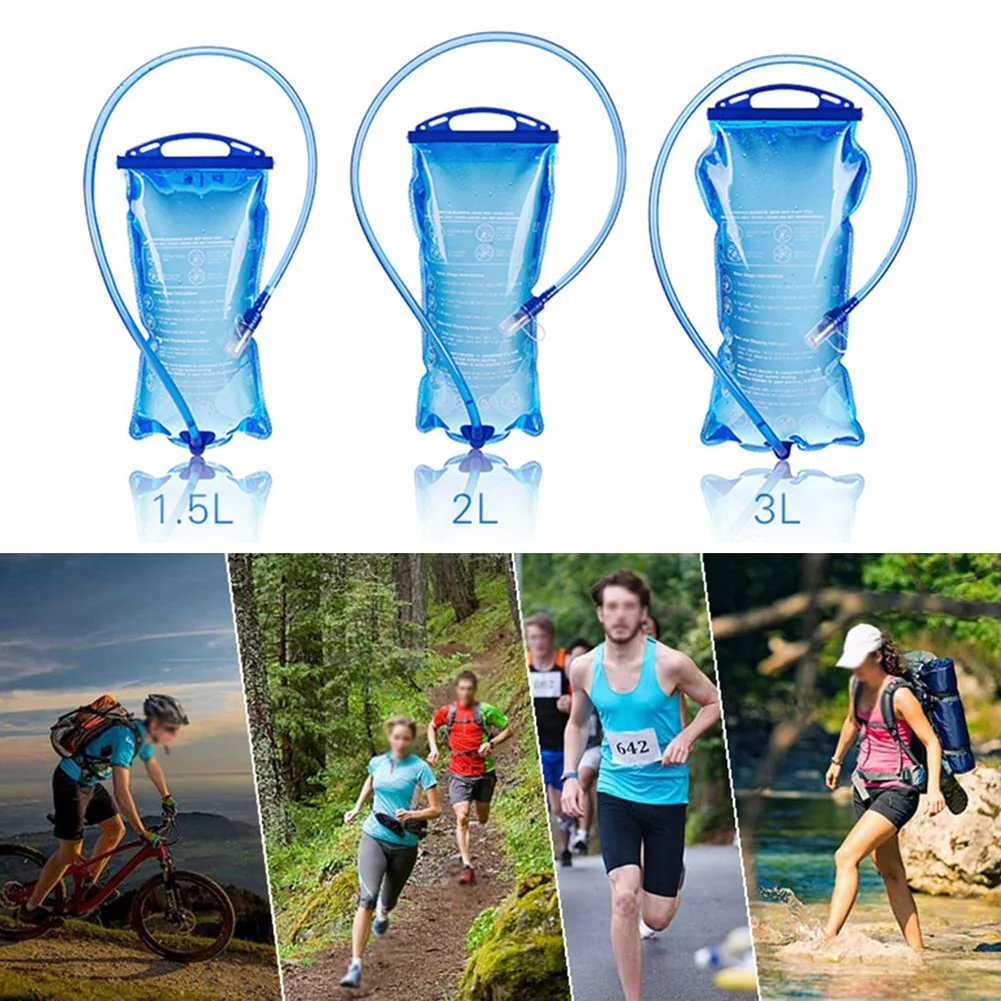 

1.5L/2L/3L Water Bag For Backpacks Portable Leak-proof Water Storage Bag Water Reservior For Hiking Cycling Camping Outdoor