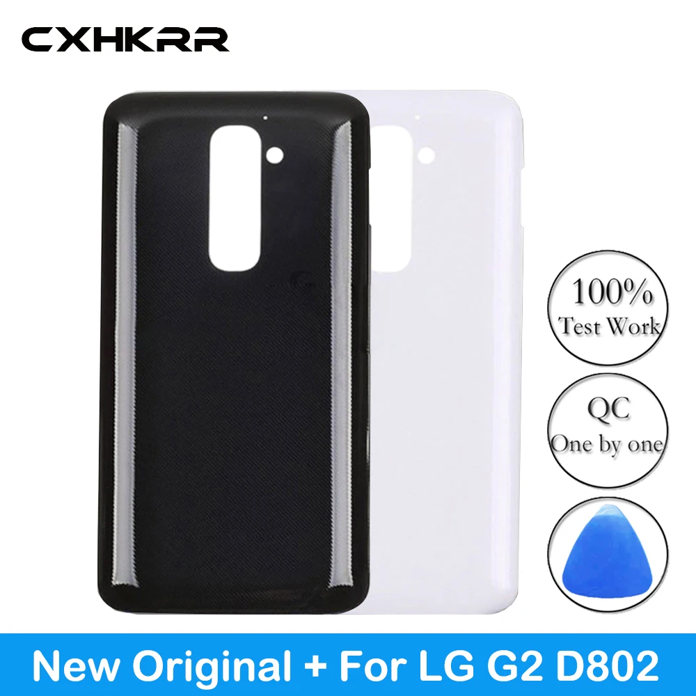 Оригинальный Пластиковый Чехол для аккумулятора LG G2 D802 задний корпус задняя